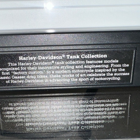 Harley-Davidson Motorcycle Tank Shadowbox - Picture 2 of 2